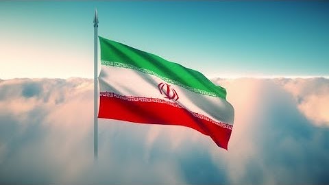 Iran Flag on the Clouds | Motion Graphics - Videohive template