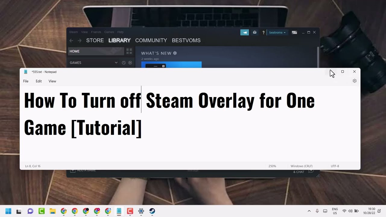 How To Turn off Steam Overlay for One Game [2023]