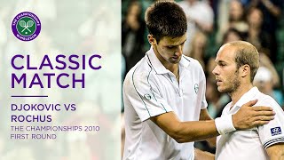Novak Djokovic vs Olivier Rochus | Wimbledon 2010 first round | Full Match