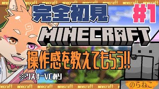 【参加型（限定メンバー）・マインクラフト・リスナーVCあり】完全初見なマイクラ開始＃1
