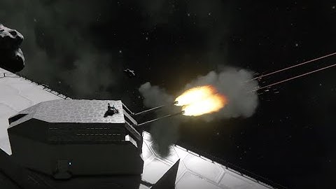 Space Engineers: Dorsal B Turret Functioning