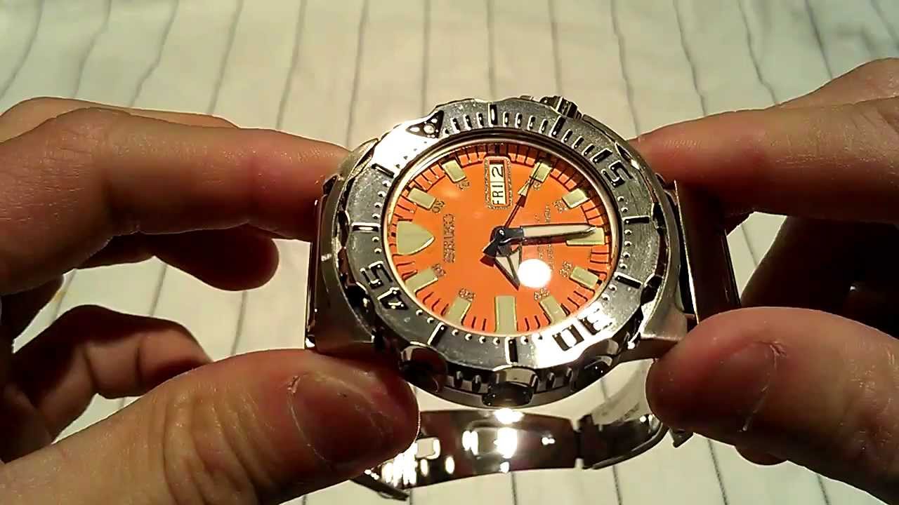 Seiko "Orange Monster" Watch Review Model: SKX781 - YouTube