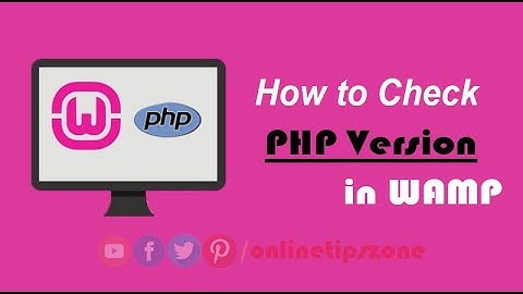 How to check Php Version in WAMP