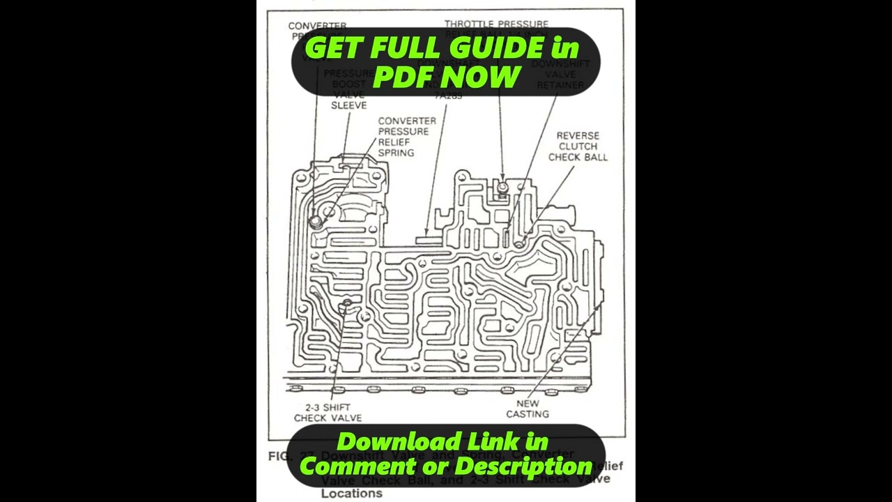 DIAGRAM Ford C6 Valve Body Diagram YouTube DIAGRAM Ford C6 Valve Body Diagram YouTube