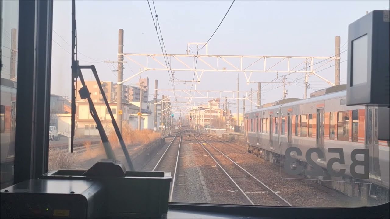 関西線313系 普通・亀山行き 前面展望+走行音♪名古屋～亀山※一部車窓区間あり