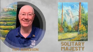 Solitary Majesty - Paint A Beautiful Mountain Landscape - Oil Painting Tutorial For Beginners