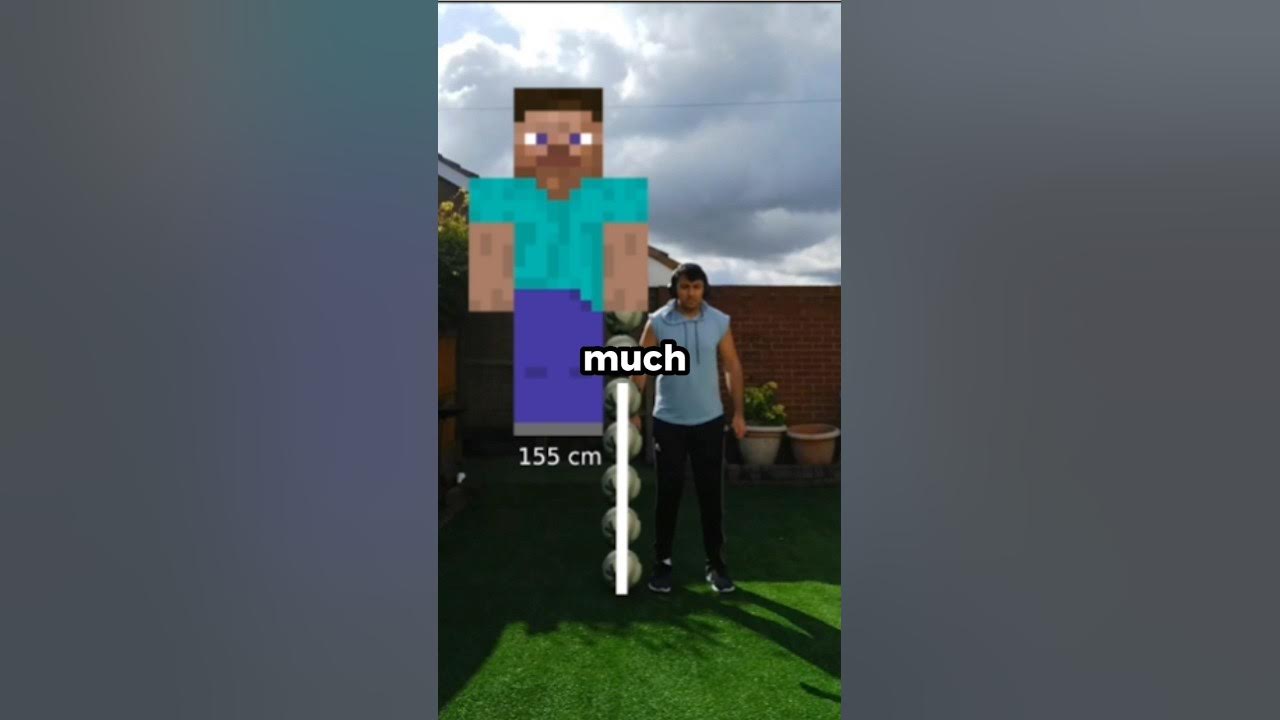 how-high-can-minecraft-steve-jump-in-real-life-youtube