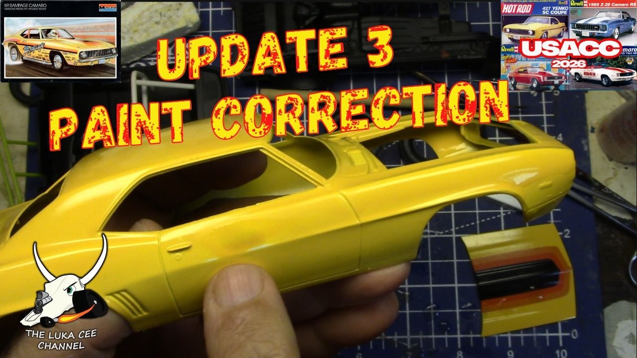 USACC Group Build 2026 PAINT CORRECTION! The Revell 1969 Camaro Part 3 Ep. 479