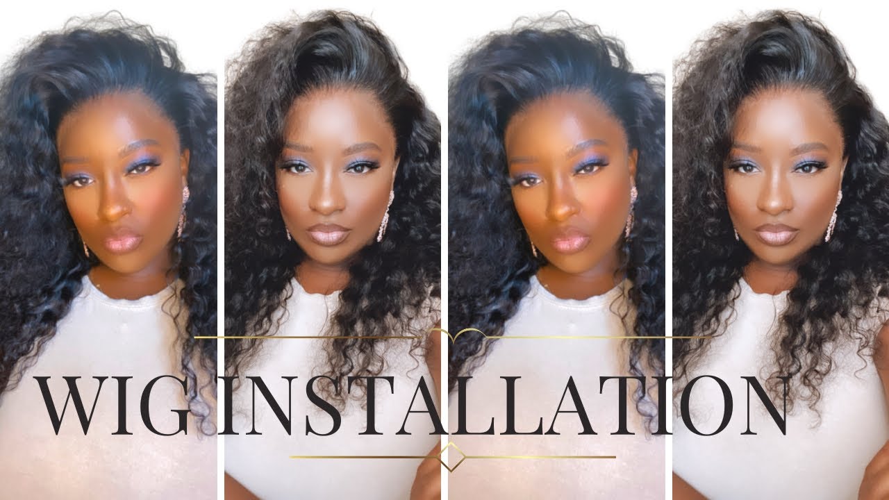 HOW TO INSTALL A GLUE LESS WIG BEGINNER FRIENDLY WIG INSTALLATION
