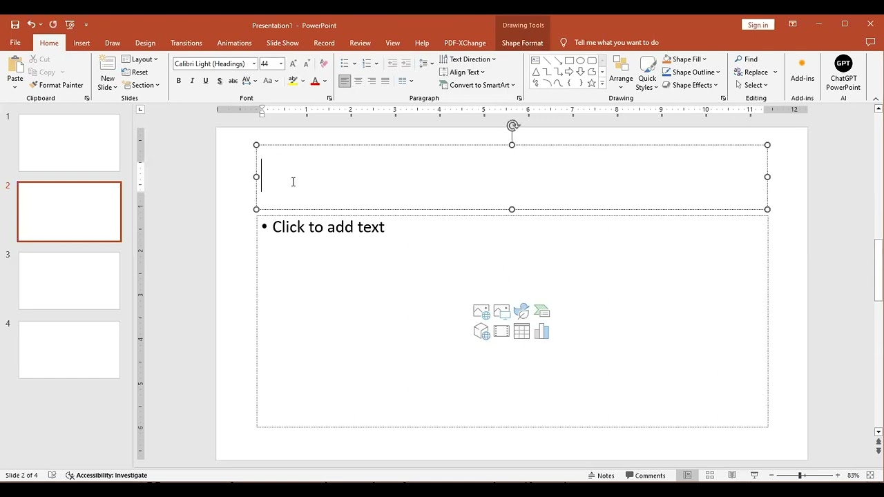 How to insert text in PowerPoint | PPT 