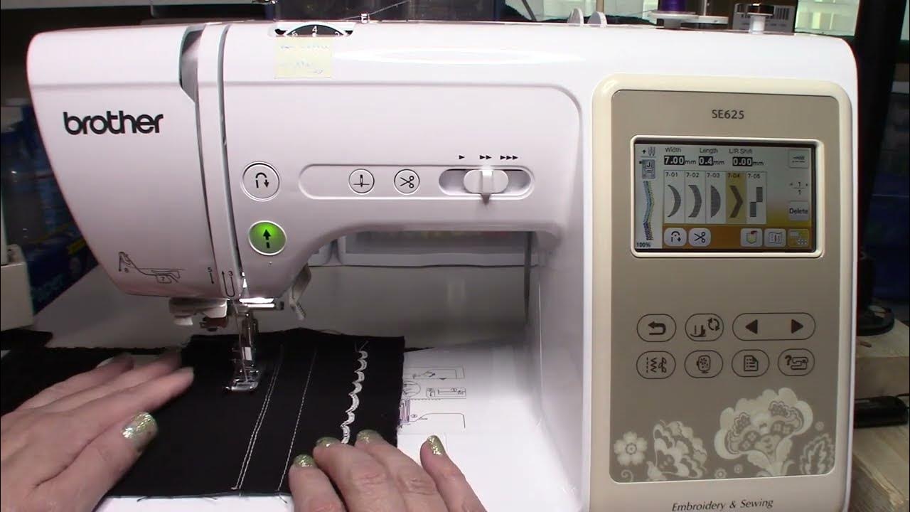 Brother SE625 Setting up to use a Twin Needle 