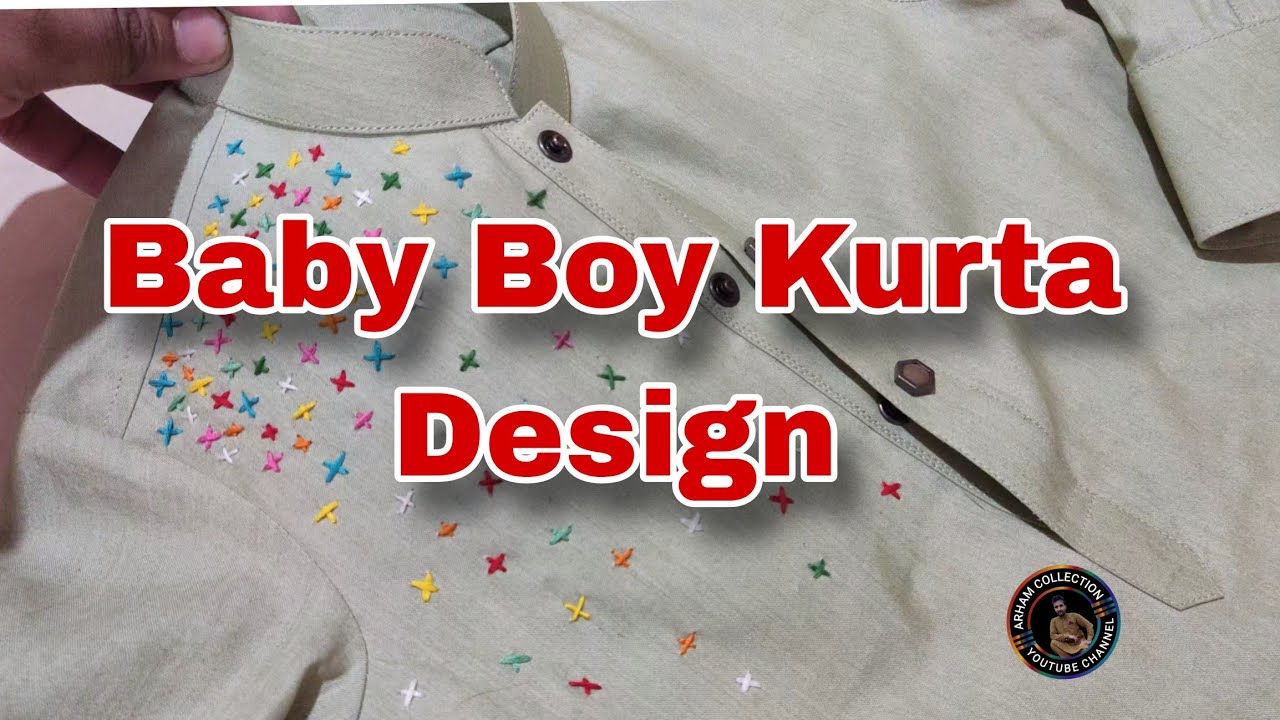Latest Baby Boy Kurta Design 2024///How to Make Baby Kurta Design at