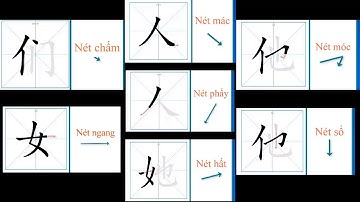 Hướng dẫn học nhanh 7 nét chữ cơ bản trong tiếng trung (full)
