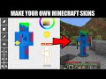 How to design your own minecraft skins  tutorial 4you  latest 2023