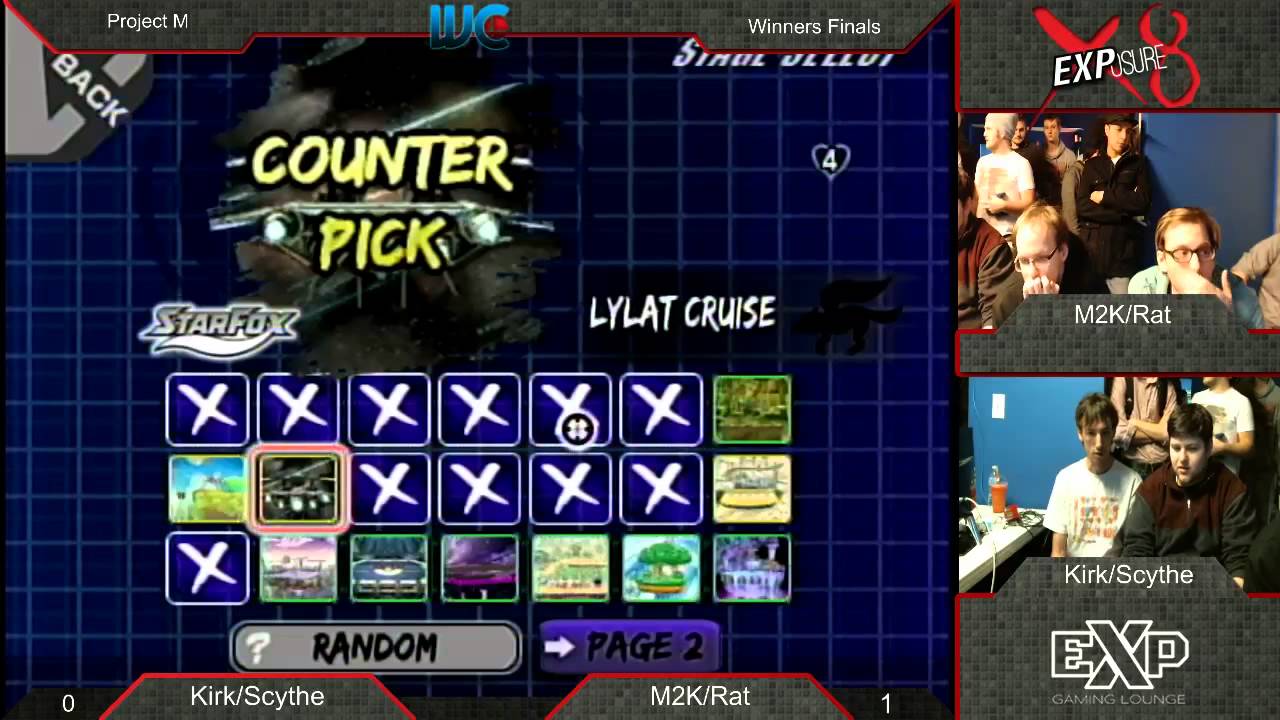 EXPosure 8- Kirk/Scythe (Bowser/Fox) vs M2K/Rat (Wolf/Fox)