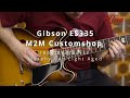 Gibson m2m custom shop 1964 es335 boot burst murphy lab aged played by milo groenhuijzen  demo