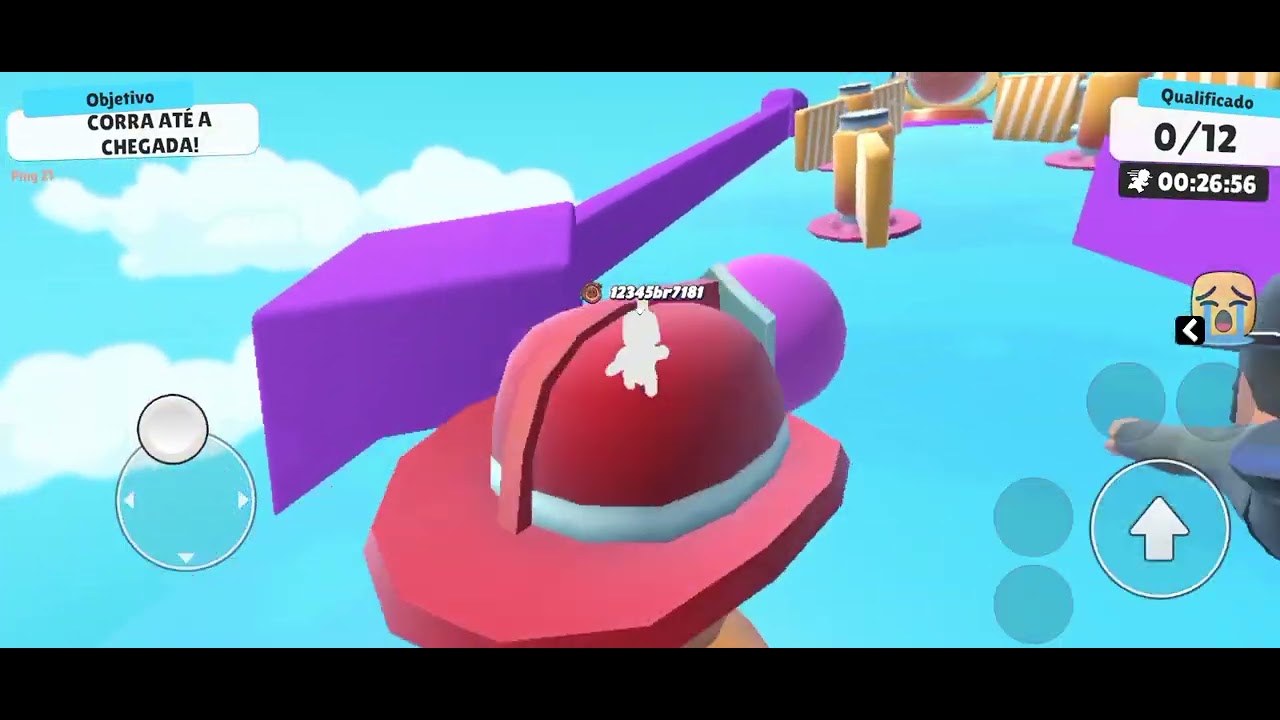 EU JOGANDO  STUMBLE GUYS