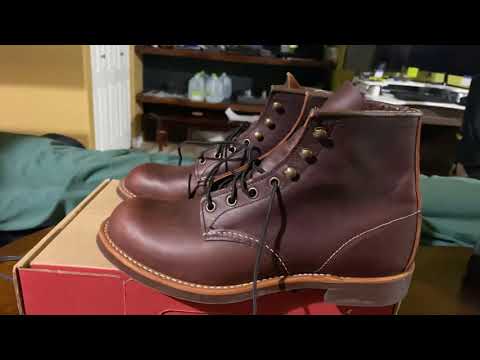 Red Wing Blacksmith Style 3340 in Briar Oil Slick leather review - YouTube