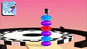 Stack Rider || Max Level‼️All Level Gameplay Android/iOS, New Update Level 141-142