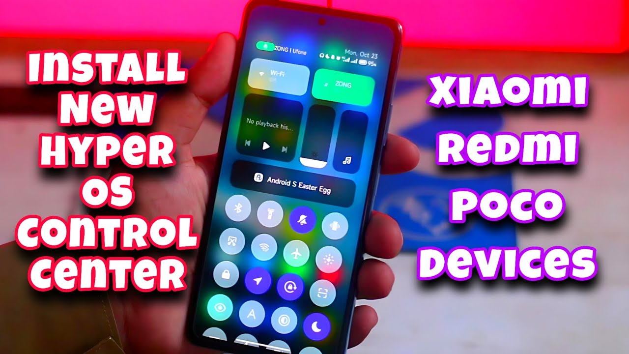 Install HyperOS New Control Center in Your Xiaomi/Redmi/POCO Devices | MIUI 14/13 [NO ROOT]