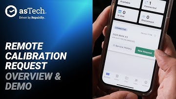 Remote Calibration Request Overview and Demo with asTech