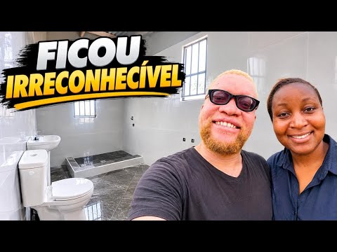 O NOSSO BANHEIRO FICOU IRRECONHECÍVEL
