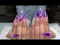 Stiletto Nails Tutorial | Acrylic Nails Tutorial | All Acrylic No Polish |