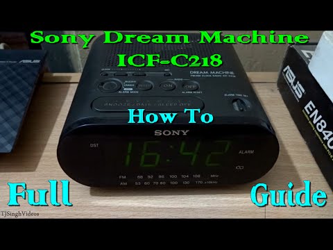 Sony Dream Machine ICF-C218 Guide [1080p]