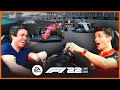 Playing the NEW F1® 22 GAME with Charles Leclerc