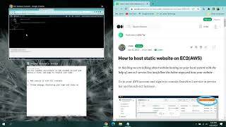 How to host static website on EC2(AWS)