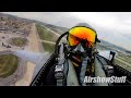F-16 Cockpit Cameras (Dual View With Flares!) - PACAF Demo Team - Osan Air Power Day 2019