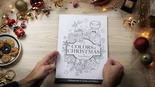 Flip Through Colors Of Christmas Coloring Book From Nikolett Delafraye
