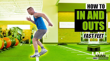 How To Do FAST FEET IN AND OUTS | Exercise Demonstration Video and Guide
