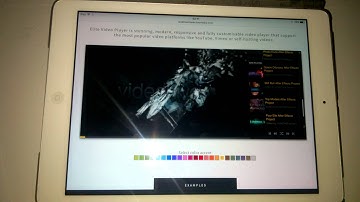 Elite Video Player - iPad Demo