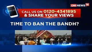 Time To Ban The Bandh? | #MarathaQuotaStir | Face Off | CNN News18