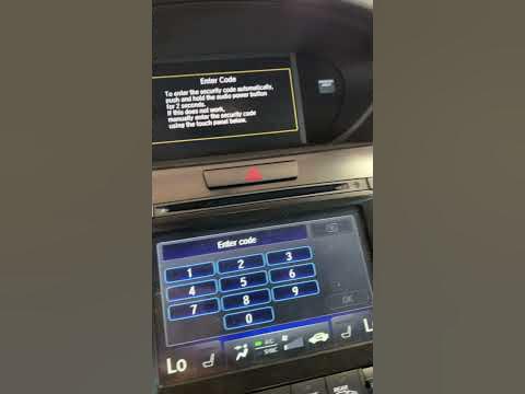 How to set radio code on a 2017 Acura TLX - YouTube