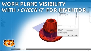 Work Plane Visibility with i CHECK IT for Inventor