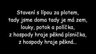 Čechomor Tady jsem doma - Text