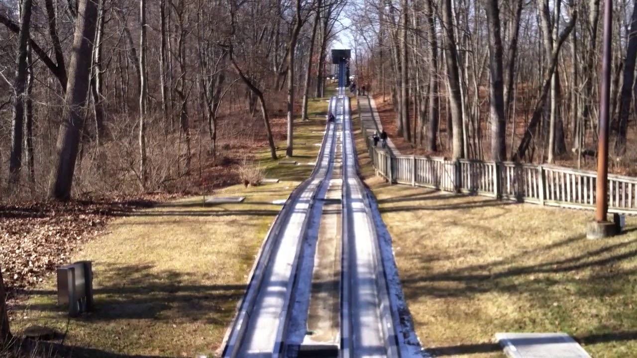 Pokagon State Park Toboggan Run YouTube