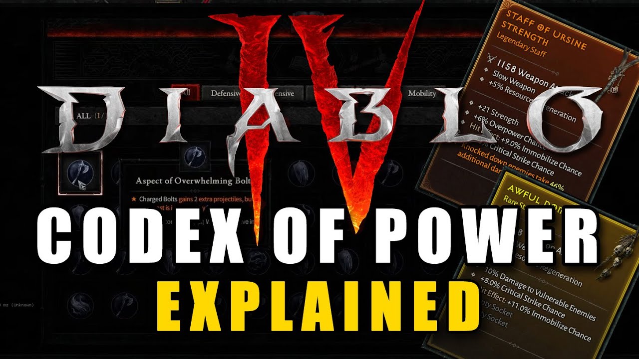 Diablo 4 Codex of Power