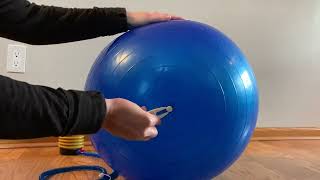 STOROMO Exercise Ball 45cm 95cm, Yoga Ball, Pilates Ball, Medicine Balls, Thick, soft