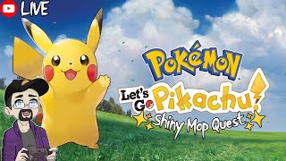 Pokemon Let's Go Pikachu - Shiny Map Quest - Rock Tunnel [LIVE]