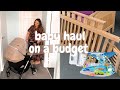 Baby Boy Haul On a BUDGET | First Time Mum UK | Bargain Silvercross Wayferer Pram | Upcycled Cot |