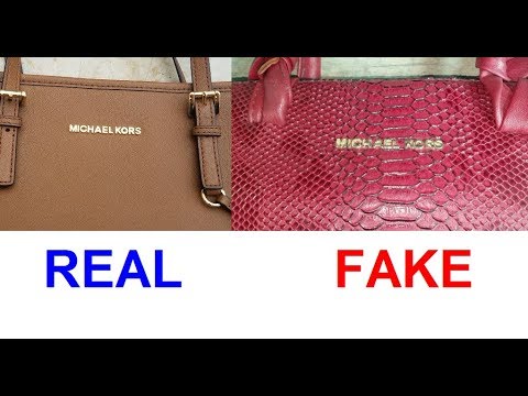 Real vs Fake Michael Kors bag. How to 