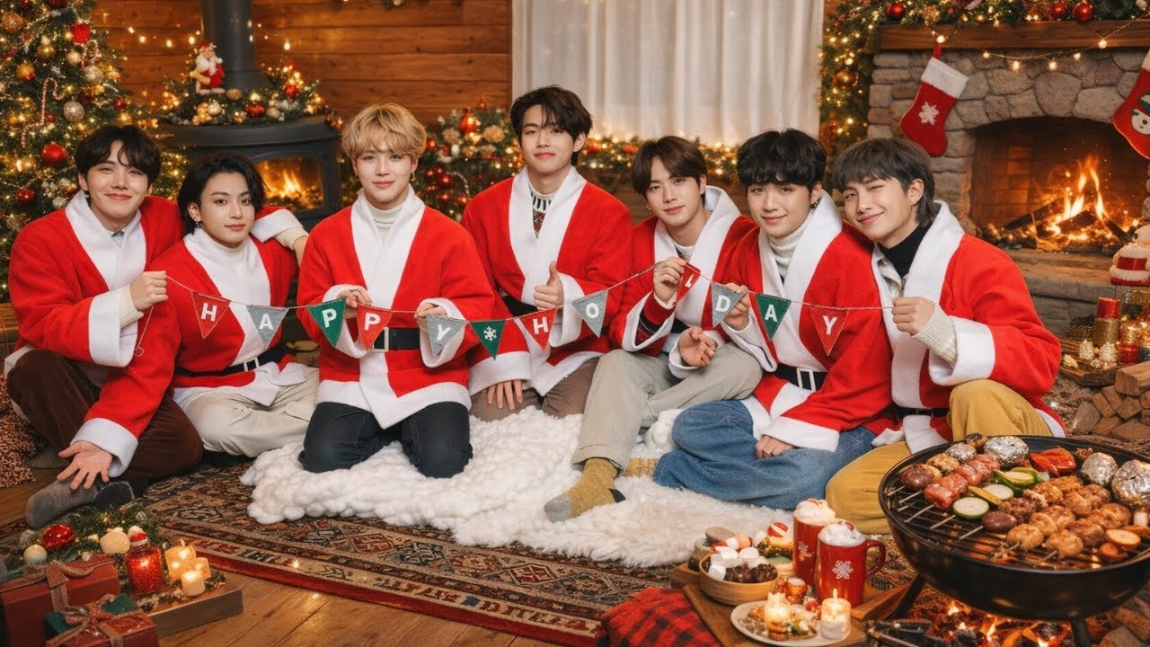 BTS отпраздновали Рождество самым неожиданным образом 😱 Их весёлые моменты растопили сердца ARMY!