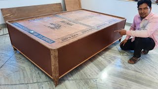 Youngman  make a Modular Deewan bed size 75'×48' at home in 2 Days..||Bed Design 202324|डबल बैड