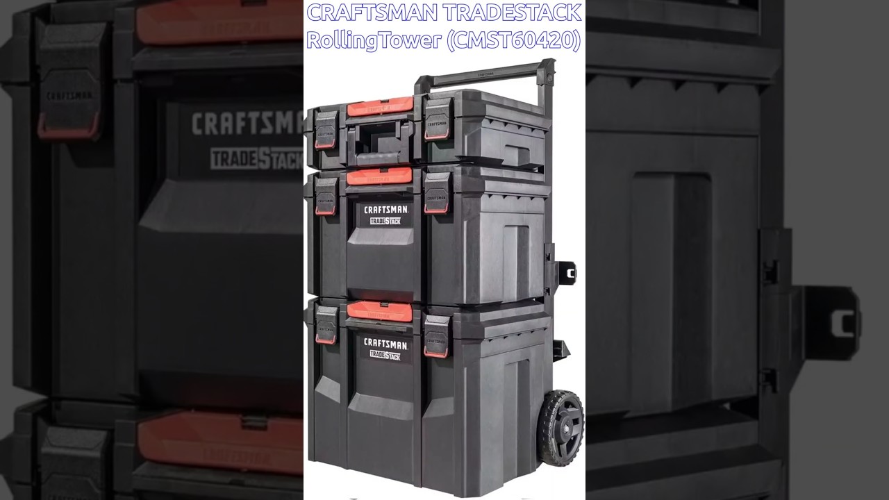 CRAFTSMAN TRADESTACK Rolling Tower (CMST60420)