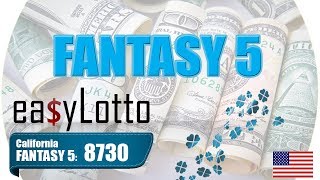 Fantasy 5 Winning Numbers 1 Oct 2017