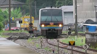 阿波池田駅　2000系特急南風高知行き入線