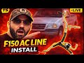 NO AC? Ford F150 A/C Line Replacement (Suction + Discharge) 🔴 LIVE